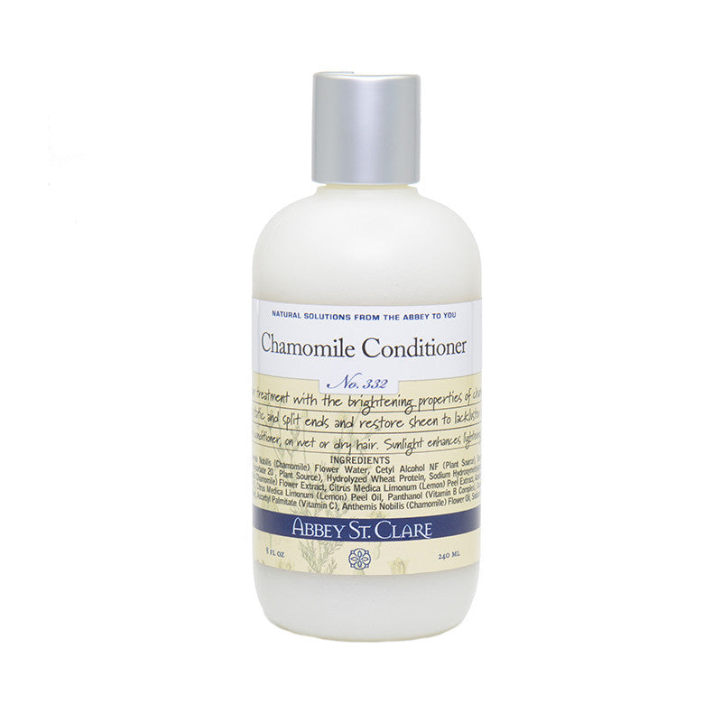 Chamomile Leave-In Conditioner for Light Hair --Organic chamomile essential oil highlights.