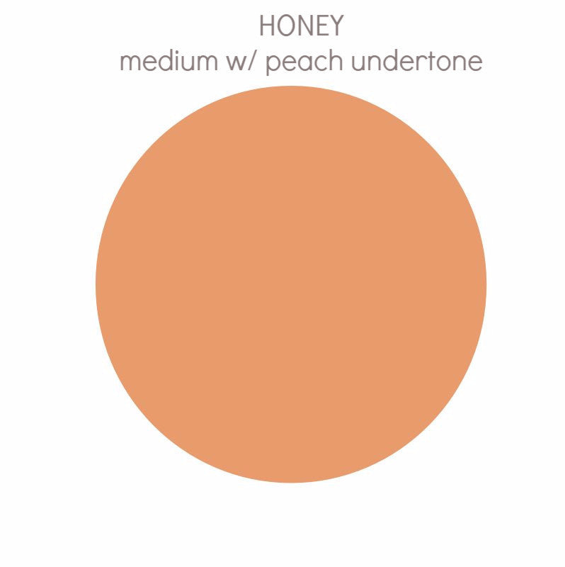 Honey -  medium w/ peach undertone