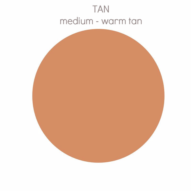 Tan - medium warm tan