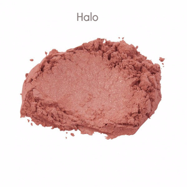 Halo- Peach mocha w/ soft glimmer.