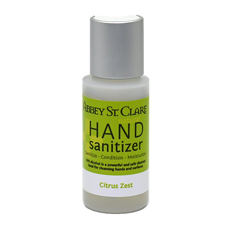 Hand Sanitizers: All natural conditioning formulas. Free gift available.